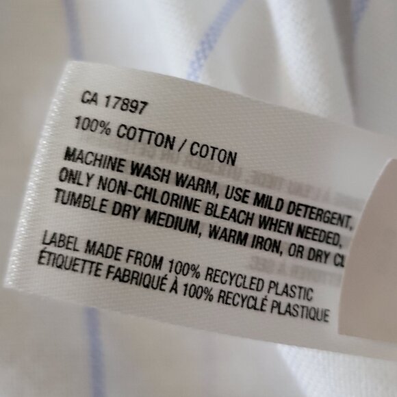 NEW GAP Women's Oxford Long Sleeve Striped Shirt Size XS NWT - Picture 8 of 9